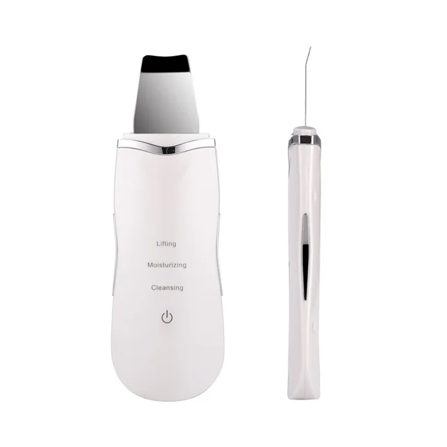 Facial Ultrasonic Skin Scrubber Spatula Infusion Exfoliation Ultrasound Face Cleaning Peeling Pore Cleaner Blackhead Remover 39