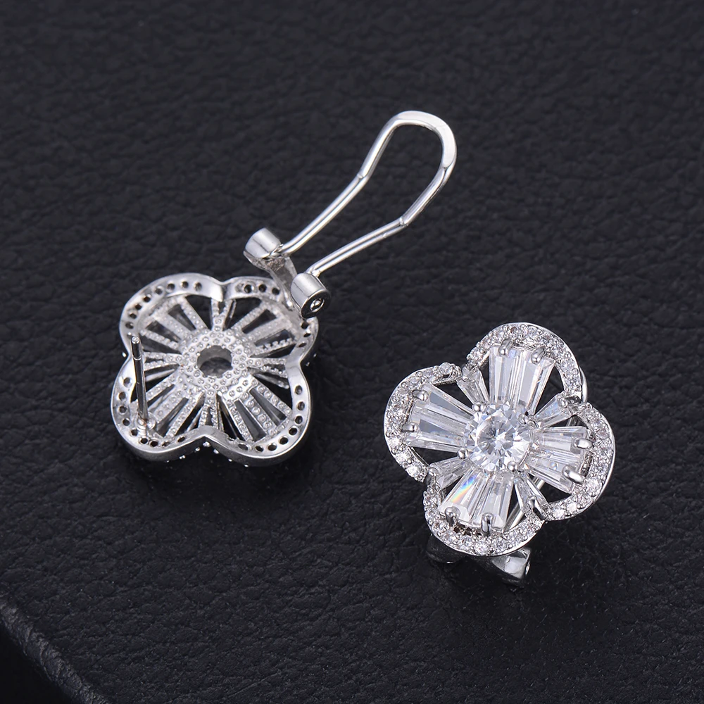 Missvikki Роскошные серьги-гвоздики с кубическим цирконием для невесты актер танцор