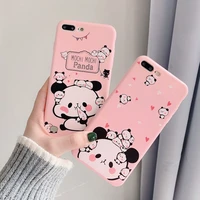 cute panda case for iphone x xr xs xs max 7 8 plus cases soft tpu phone cover for iphone 6s plus 6 plus case phone accessories