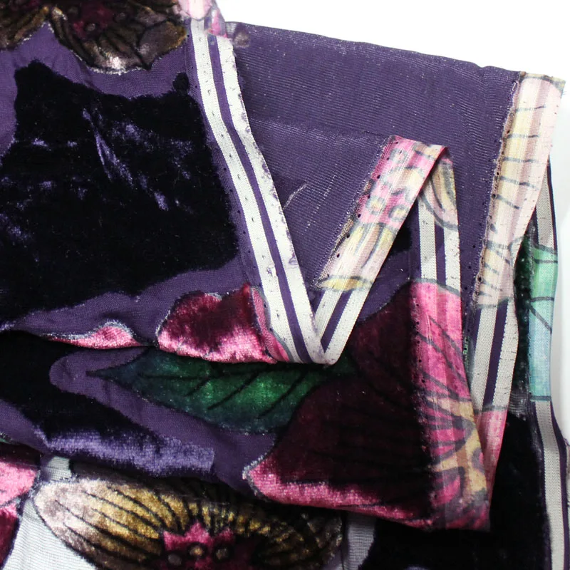 Осенне зимняя действительно высококачественная ткань 100% шелк бархатная куртка с