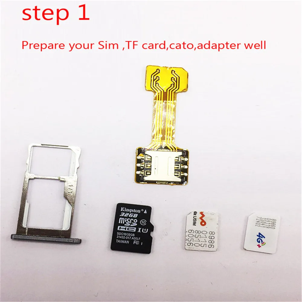 Гибридный адаптер для двойной Sim-карты Micro SD Nano Sim, для Xiaomi Redmi, Samsung, Huawei, 20 шт. от AliExpress WW