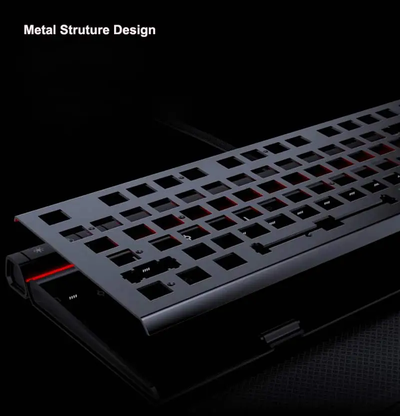 Механическая клавиатура kingston HyperX Alloy Elite с usb-портом для зарядки, прочная стальная рама, эргономичные игровые клавиатуры Cherry MX