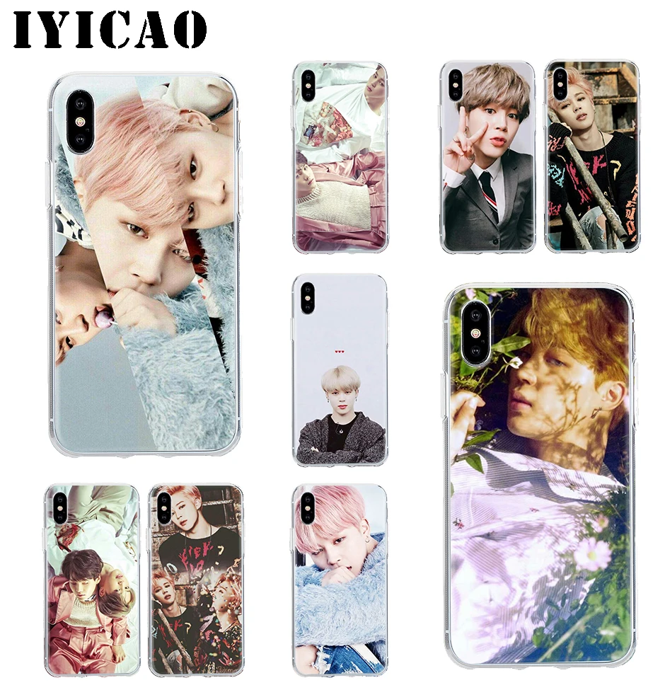 IYICAO Jimin красивый модный жесткий чехол для iPhone 4 4S 5 5S Se 6 7 7plus 8 8Plus X XS MAX XR 6s Plus 11 pro