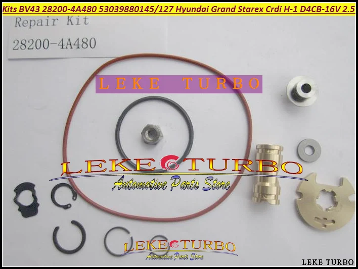 Turbo комплект для ремонта и восстановления BV43 28200-4A480 53039880145 53039880127 53039700145 Hyundai Grand