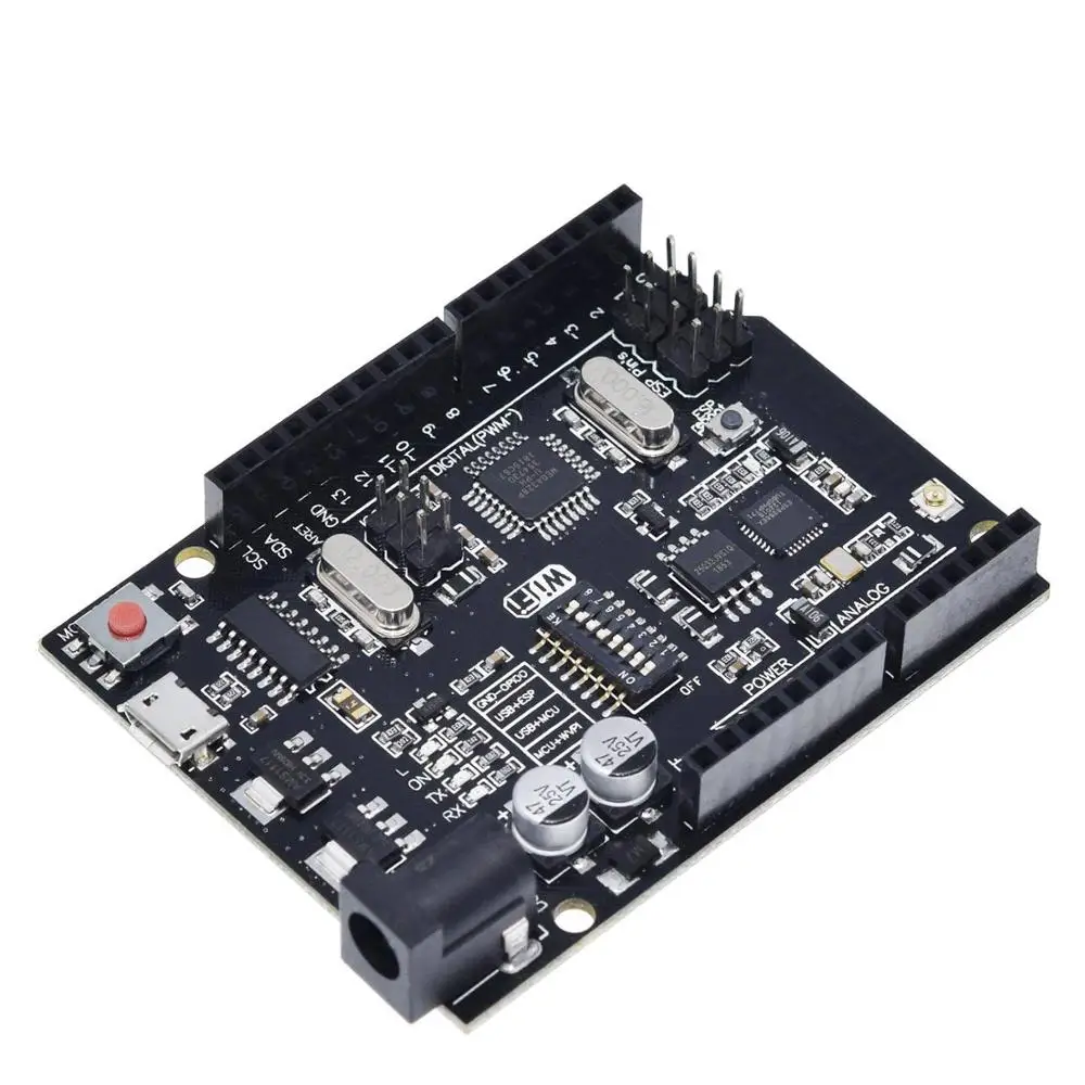 ShengYang UNO+ WiFi R3 ATmega328P+ ESP8266(32 Мб памяти) USB-TTL CH340G для Arduino Uno, NodeMCU, WeMos ESP8266 новое поступление
