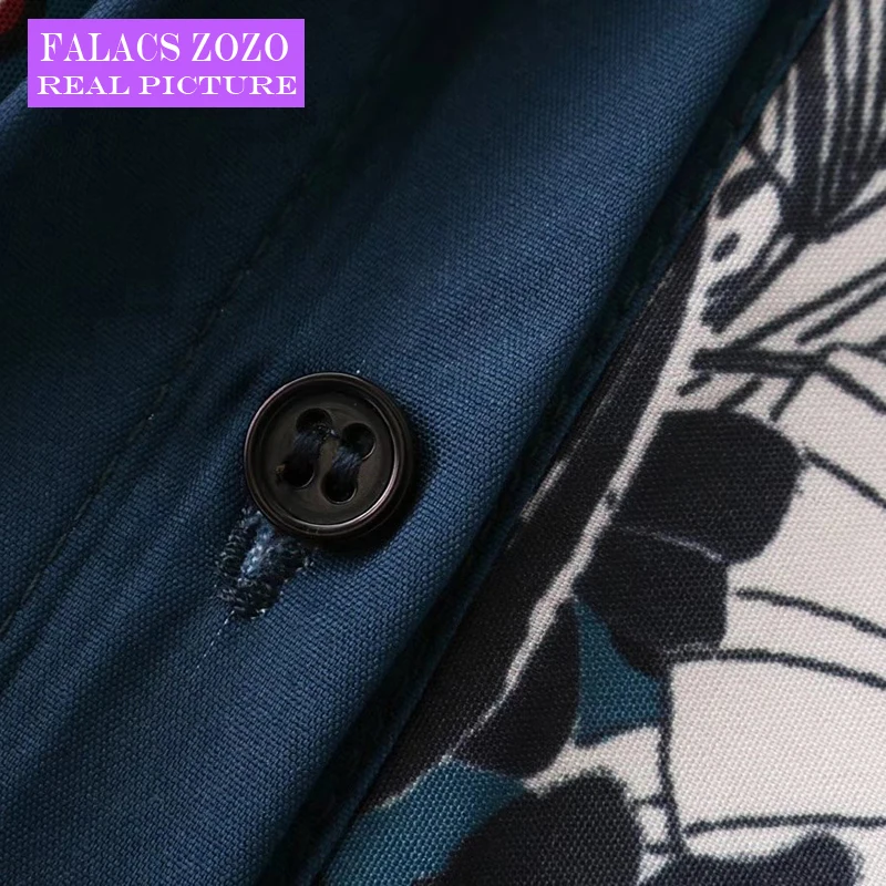 Falacs zozo лето осень минималистский старинные офис леди формальные цветочным