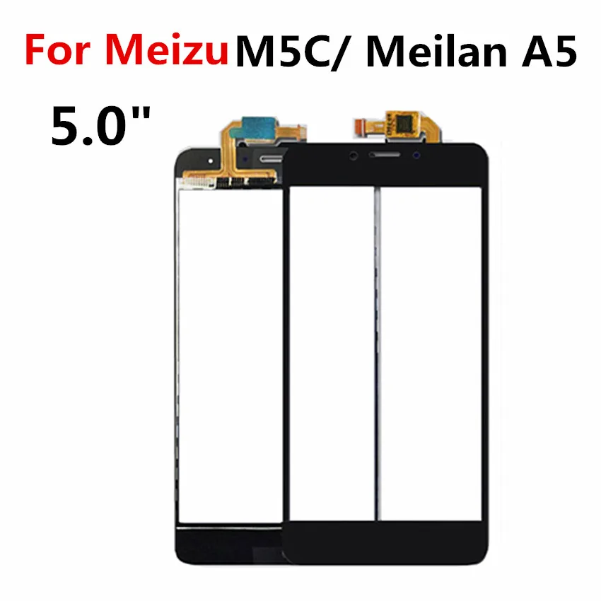 Сенсорный экран 5 0 дюйма для Meizu M5C сенсорная панель Meilan 5C A5 M710M переднее стекло