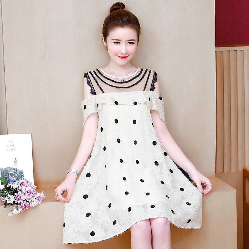 2020 новое летнее платье для беременных женщин без Плеч в полоску лоскутное