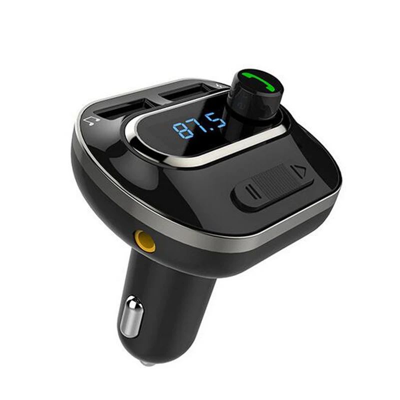 Bluetooth 4 1 автомобилей MP3 аудио плеер Car Kit FM AUX TF карты громкой связи вызов 3.4A Dual USB