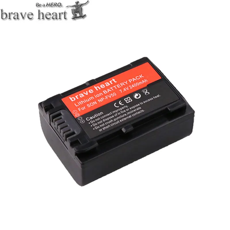 1battery NP-FV50 NP FV50 Камера Батарея для SONY HDR CX390 290E PJ510 820E 790E 660E XR260 CX700E PJ50E 30E SR68 CX180E VG10E - Цвет: 1battery