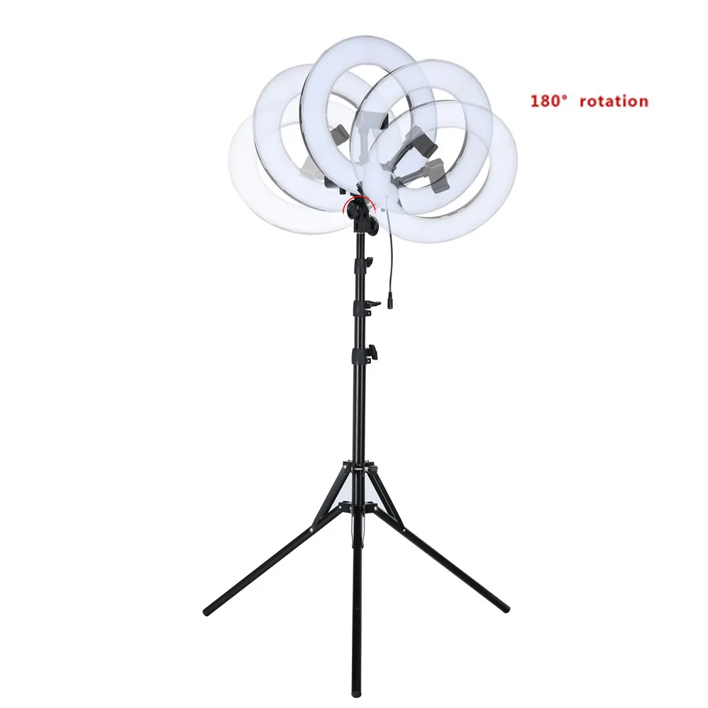 Efluky 18 &quot240 шт светодиодный кольцевой светильник лампа для фотосъемки