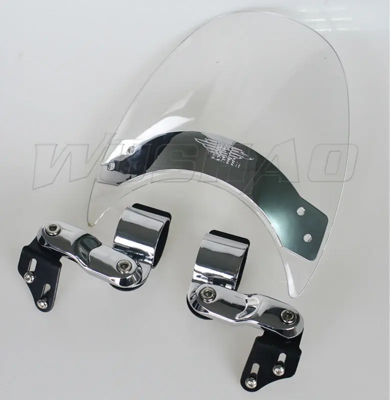 Motorcycle Windshield WindScreen For 2004-2009 Honda VTX1300C Shadow Spirit 750 VT750C2 04 05 06 07 08 09 2007 2008 Transparent |