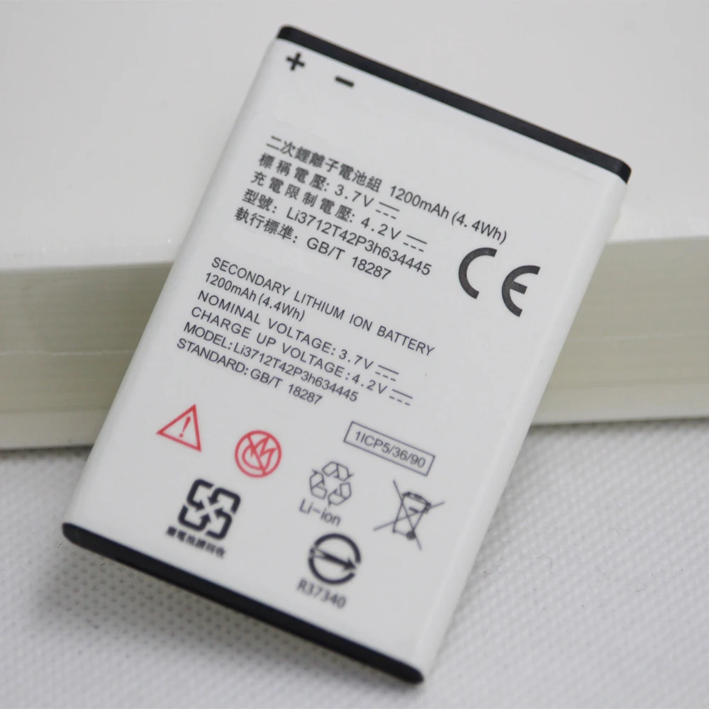 20 шт./лот мобильный телефон V815W батарея для ZTE лезвие A112 L110 1200 мА/ч LI3712T42P3H634445 |