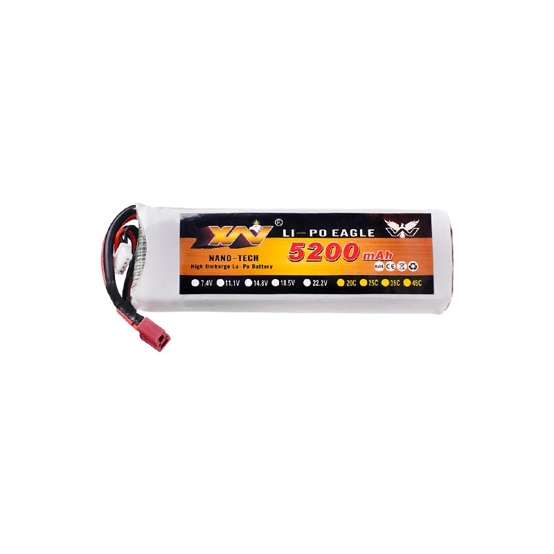 Аккумуляторная батарея XW Power 7 4 V 11 1 14 8 22 2 mAh 25C 2S 3S 4S 6S XT60 T|Детали и аксессуары| |