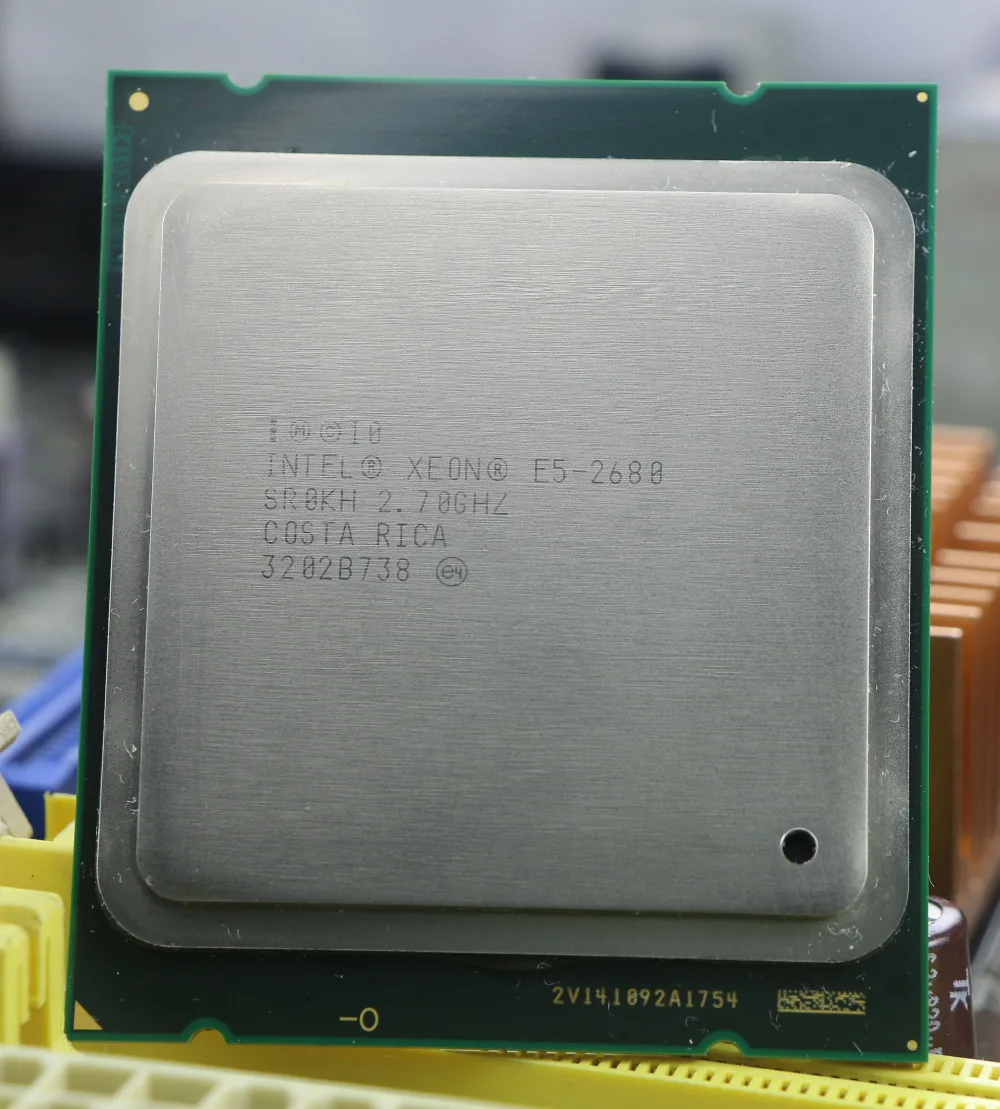 Intel ЦП Xeon E5-2680 C2 Процессор 2,7 ГГц LGA 2011 20 МБ L3 Кэш 8 CORE 130 Вт Процессор scrattered шт e5 2680