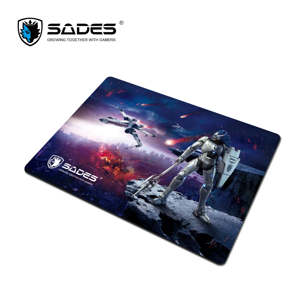 SADES SAP1 коврик для мыши среднего размера Нескользящий Резиновый игровой волчий