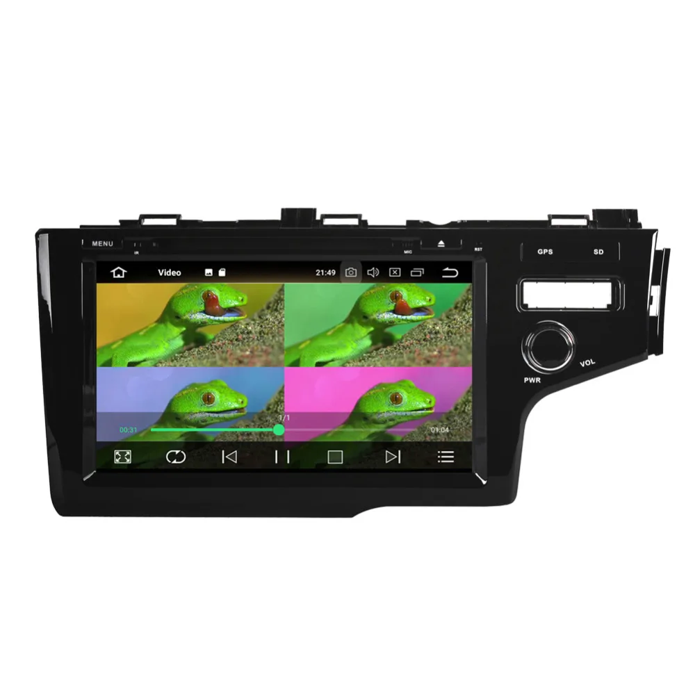 4 ГБ ОЗУ Android 8 0 Восьмиядерный автомобильный DVD видеоплеер для Honda Fit/Jazz