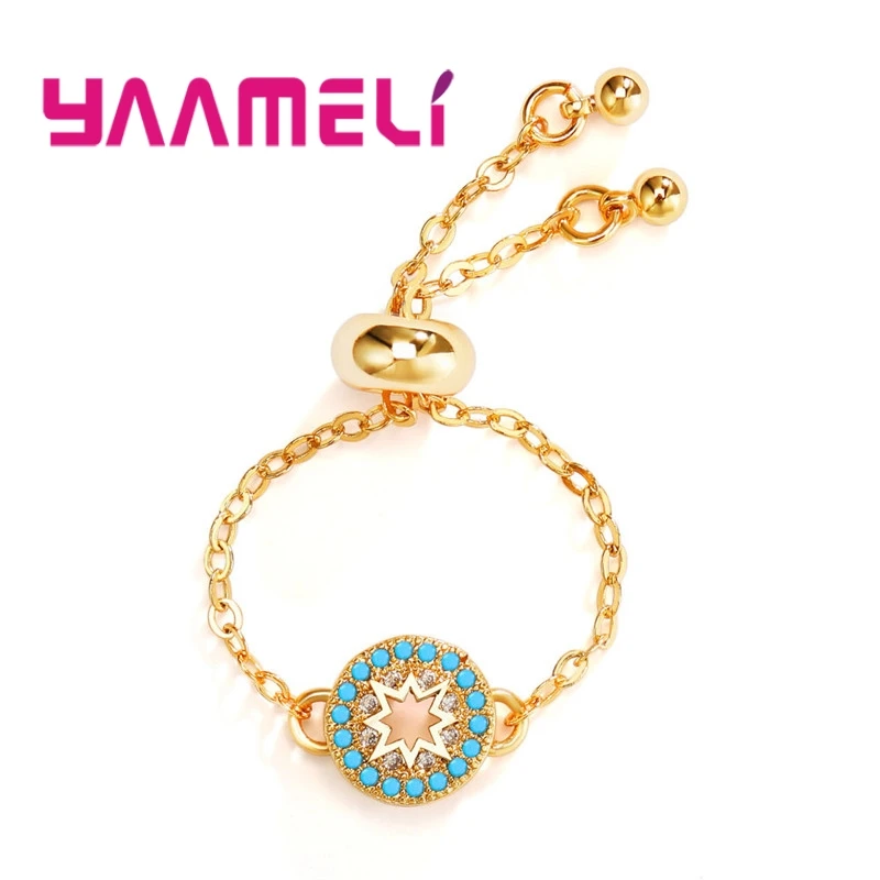 Женское открытое геометрическое кольцо экзотическое из серебра 925 пробы с