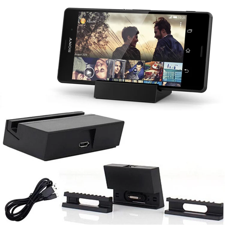 Micro USB Магнитная зарядная док станция зарядное устройство Колыбель для sony Xperia Z5 Z4