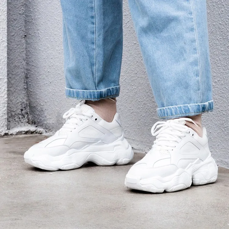 Женские массивные кроссовки 2019 модная женская обувь для папы на шнуровке