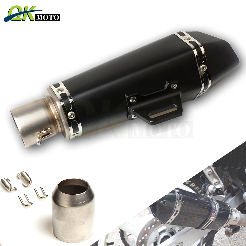 51 мм глушитель выхлопной трубы мотоцикла SC проект Лазерная настоящая