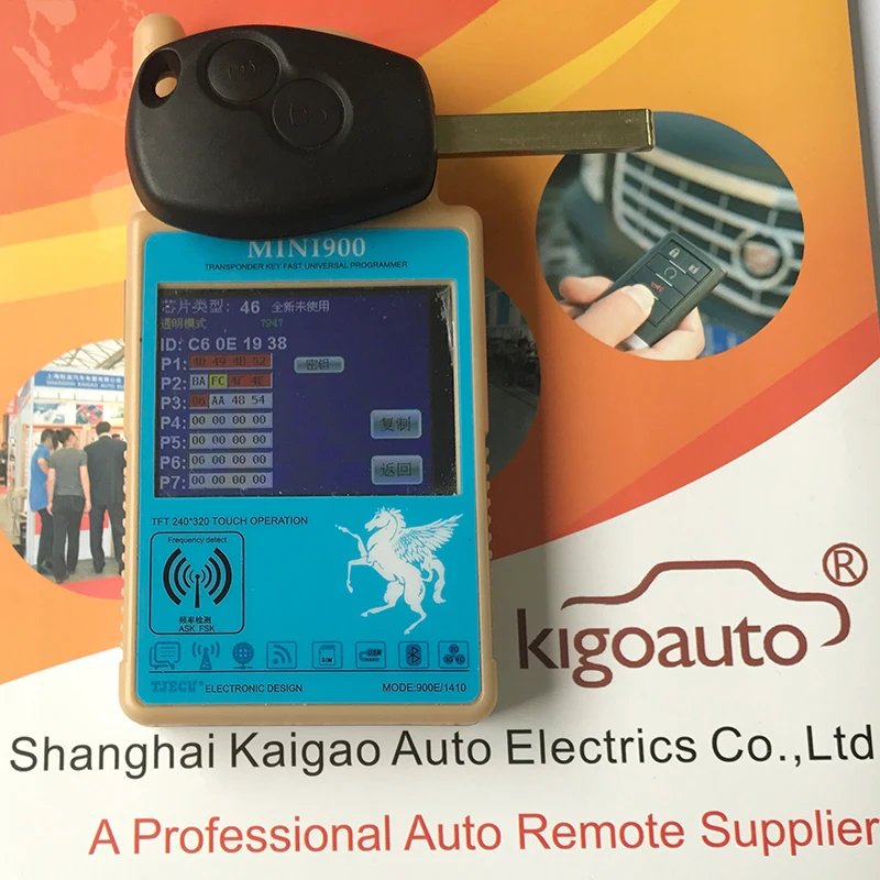 Пульт дистанционного управления 2 кнопки 434 МГц VA6 blade PCF7947 для Renault Clio Modus Twingo Kangoo