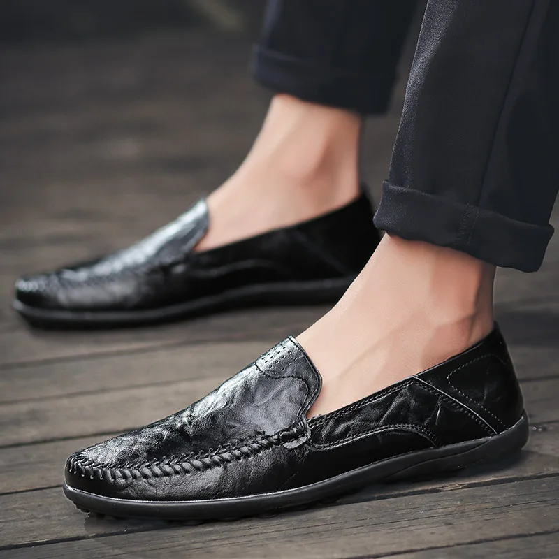 Туфли NORTHMARCH мужские без застежки роскошные лоферы Повседневная дышащая обувь