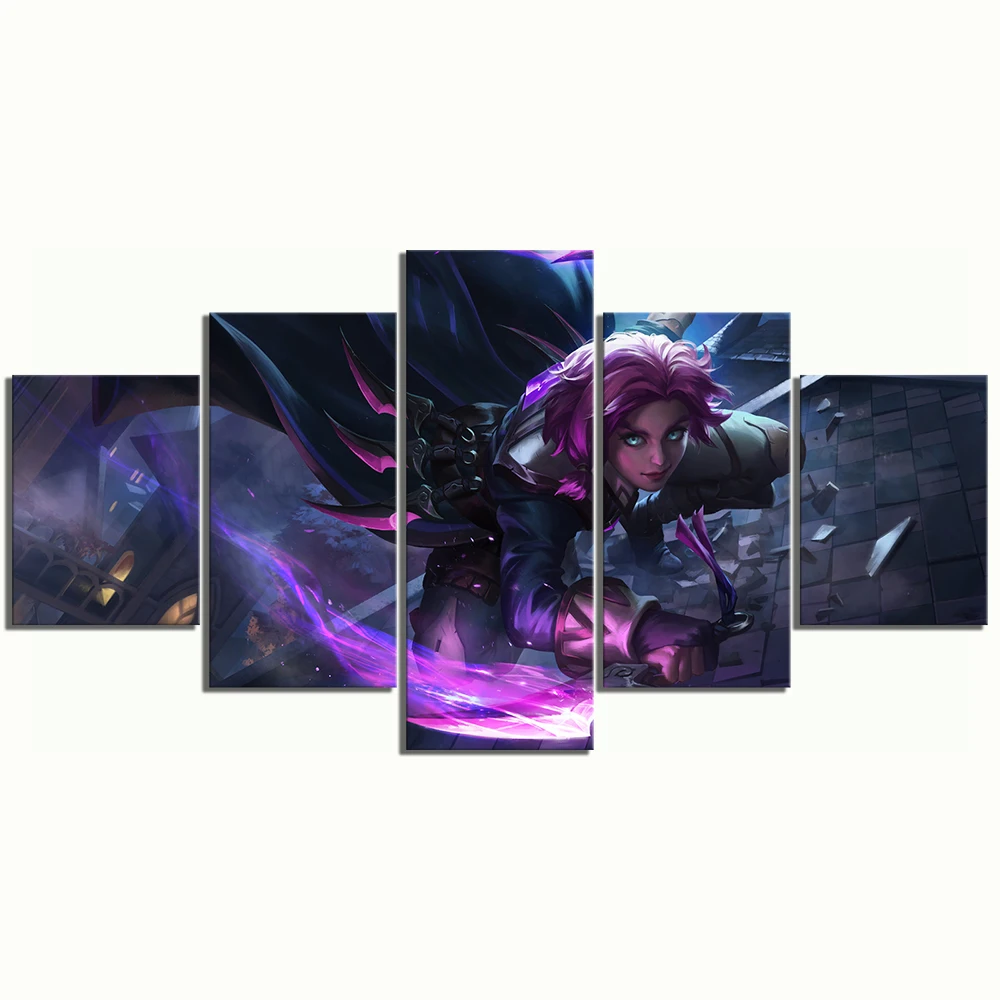 Картина на холсте 5 шт. мультипликационные игры Paladins настенные художественные