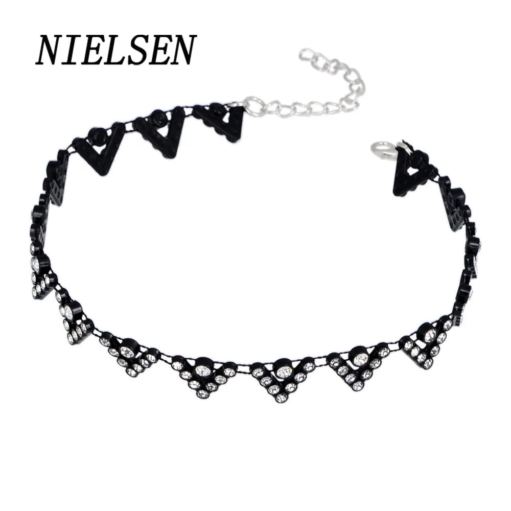 Нильсен Новый Стильный Простой Треугольники инкрустированные Цепочки и