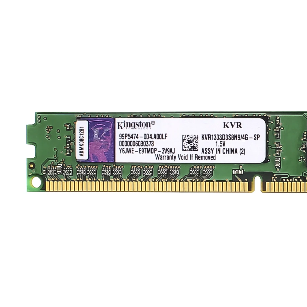 Kingston память оперативная ddr 3 DDR3 DDR2 2 ГБ 4 ddr3 ОЗУ 8 800 МГц 667 1333 1600 для настольных