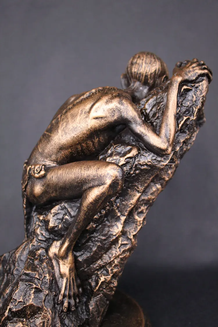 Медные Имитационные статуи Gollum вокруг короля кольца волшебного | Дом и сад