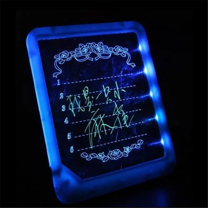 Светодиодная доска для письма 22 5*20 ABS экран рекламы меню ресторана|writing board|fluorescent