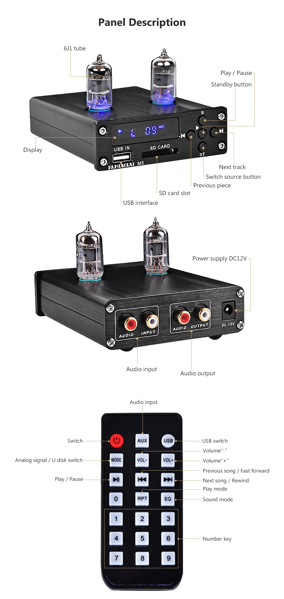Hifi Fever предварительно усилитель ламповый предусилитель Мини ламповый усилитель без потерь Музыкальный плеер декодер звук желчи предусилитель DIY домашний кинотеатр