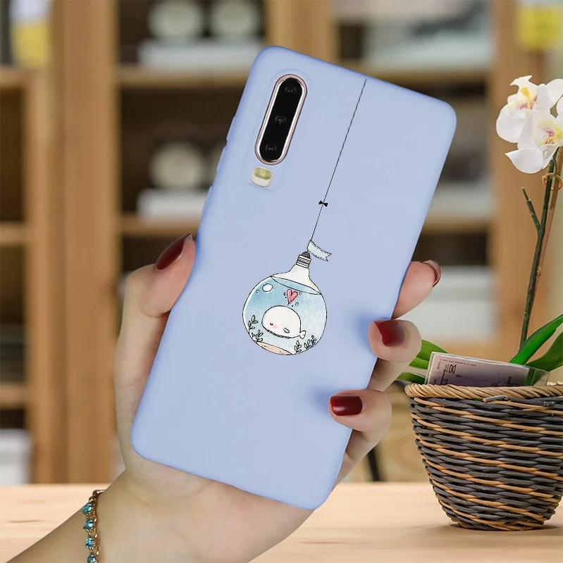 QHZDPJY Забавный мультяшный чехол для huawei P30 Pro Чехол P20 Lite P10 P9 Lite P Smart Plus силиконовый чехол для телефона Funda huawei P Smart чехол - Цвет: QHZDPJY