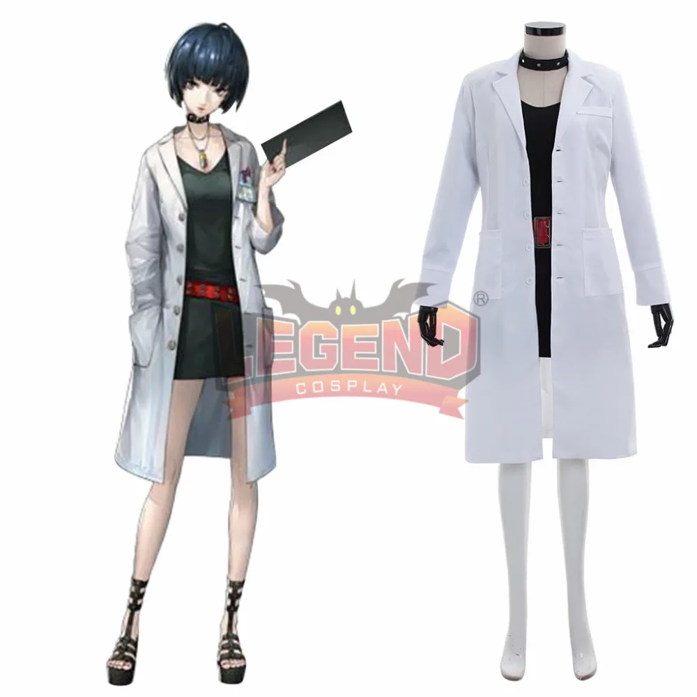 Косплей костюм для взрослых Persona 5 Takemi Tae полный комплект все размеры