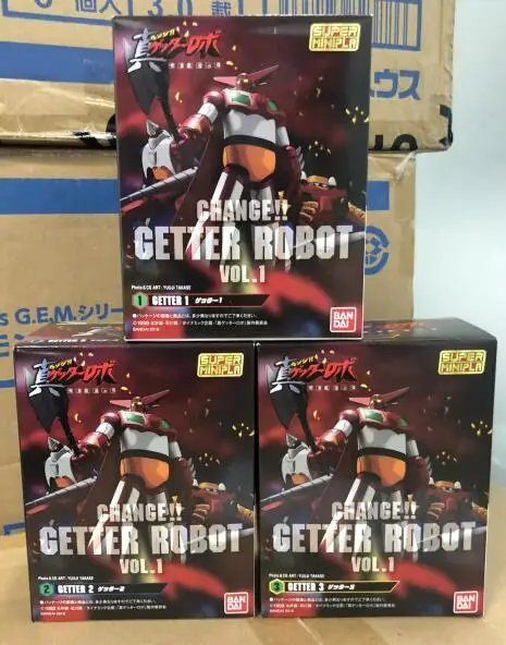 Оригинальная сборка минипала Bandai Tamashii Nation True (замена!) Экшн фигурка Getter Robot Vol.1 GETTER