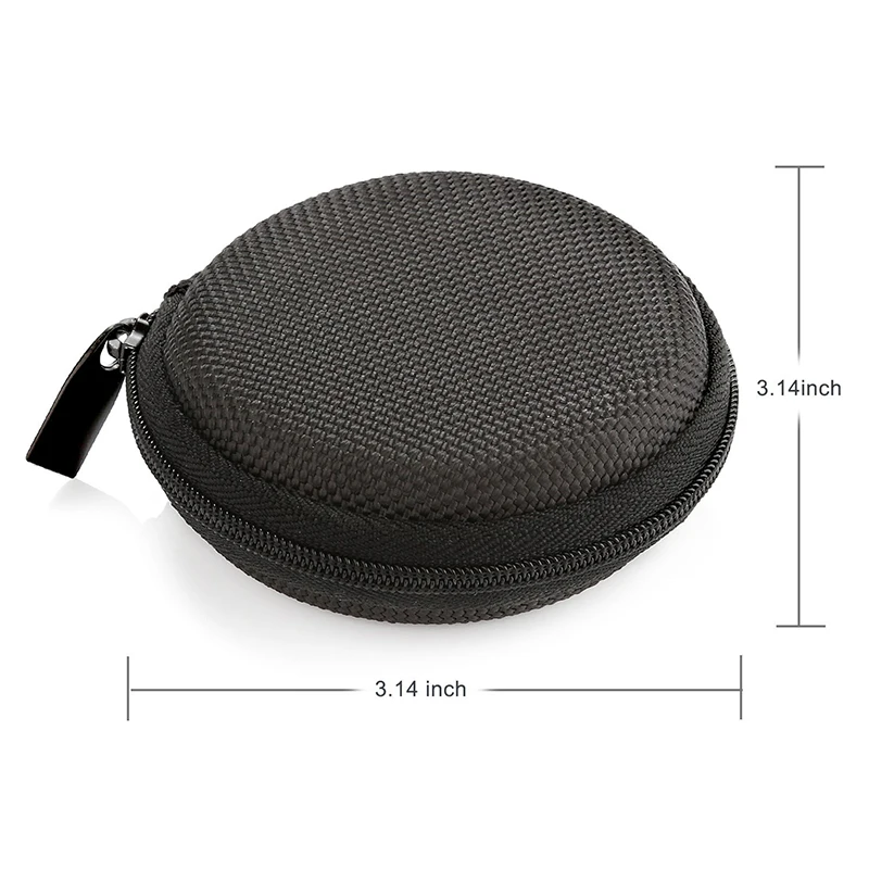 Ascromy EVA Carrying Case for Apple Airpods Earpods Bluetooth Headset Earphone Earbuds USB Flash Drive Cable SD Card Accessories |
