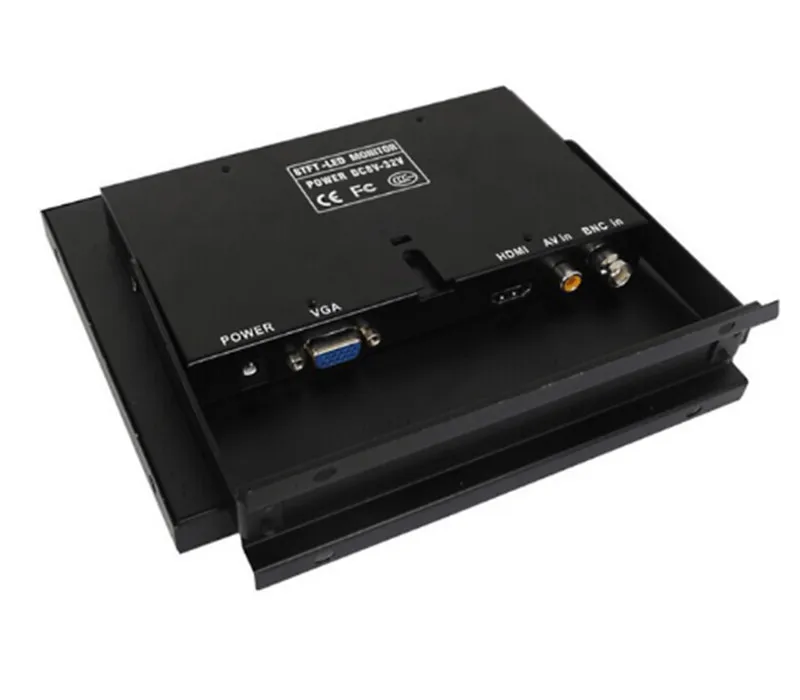 8 дюймовый HD 1024x768 Монитор для камеры видеонаблюдения VGA/BNC/AV/HDMI вход|cctv monitor|cctv camera