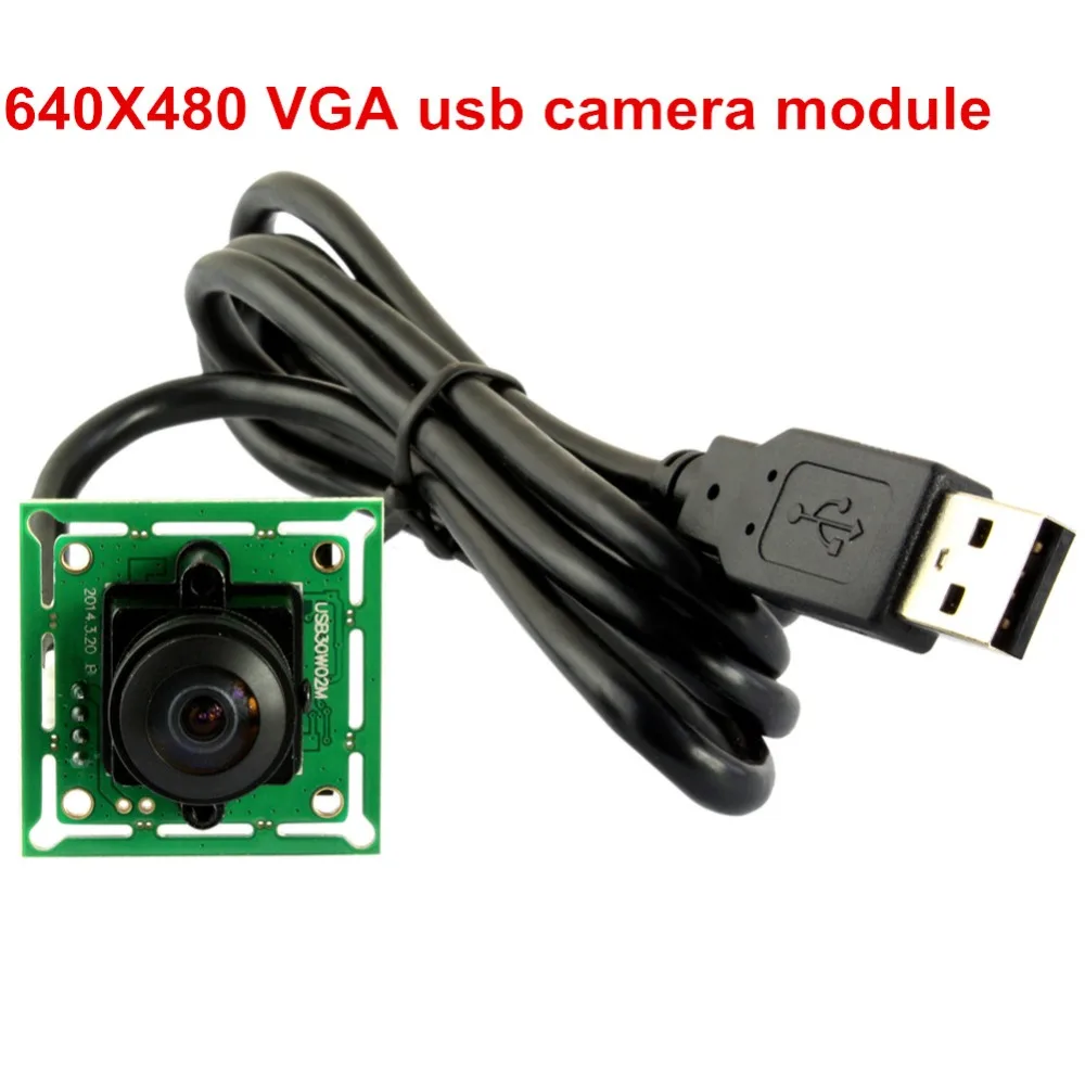 ELP высокоскоростной usb 2 0 CMOS OV7725 vga модуль камеры широкий угол 170 градусов Рыбий
