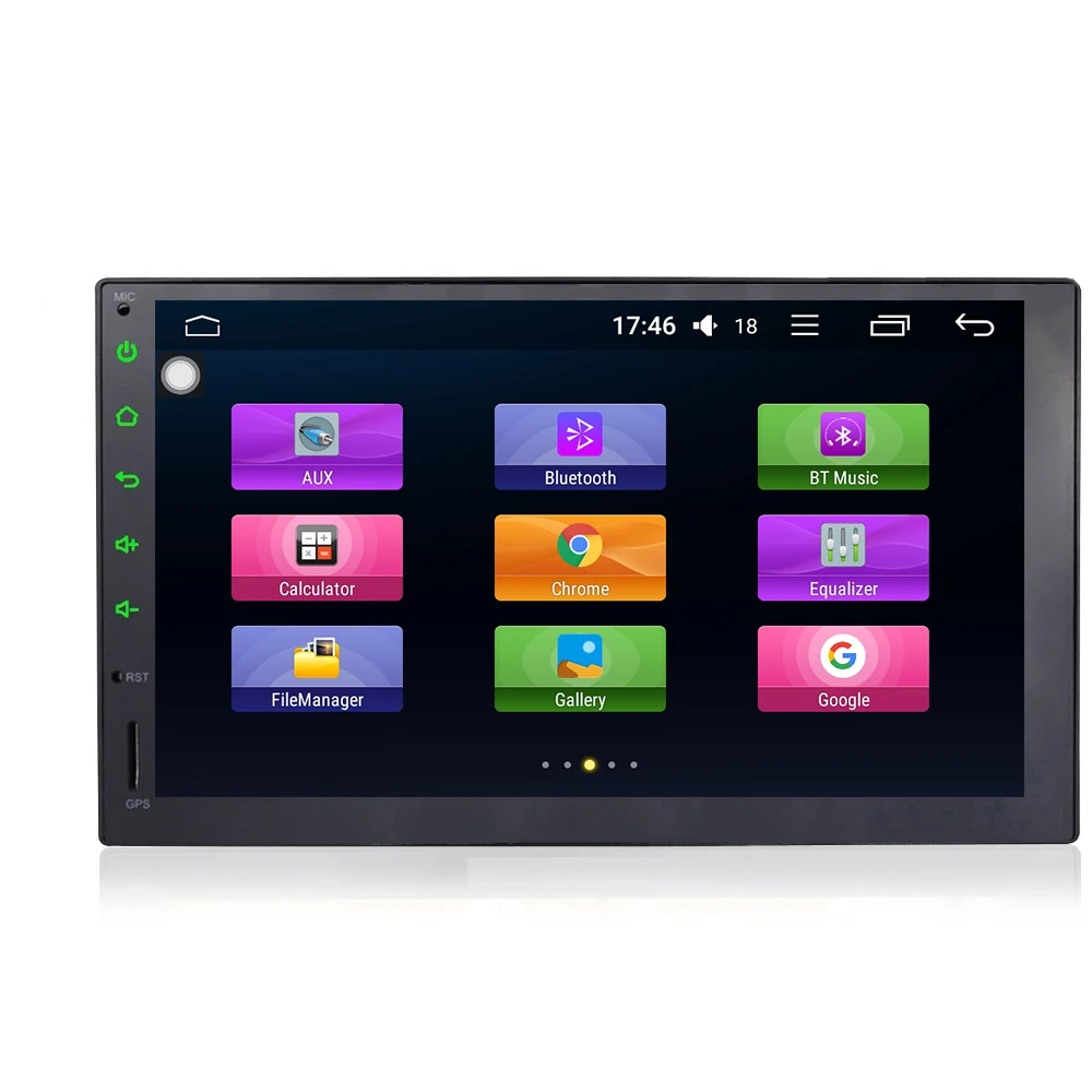 Best 7 &quot2 Din Android 6 0 автомобилей Радио Авто 4 ядра HD ТВ FM универсальный автомобильный
