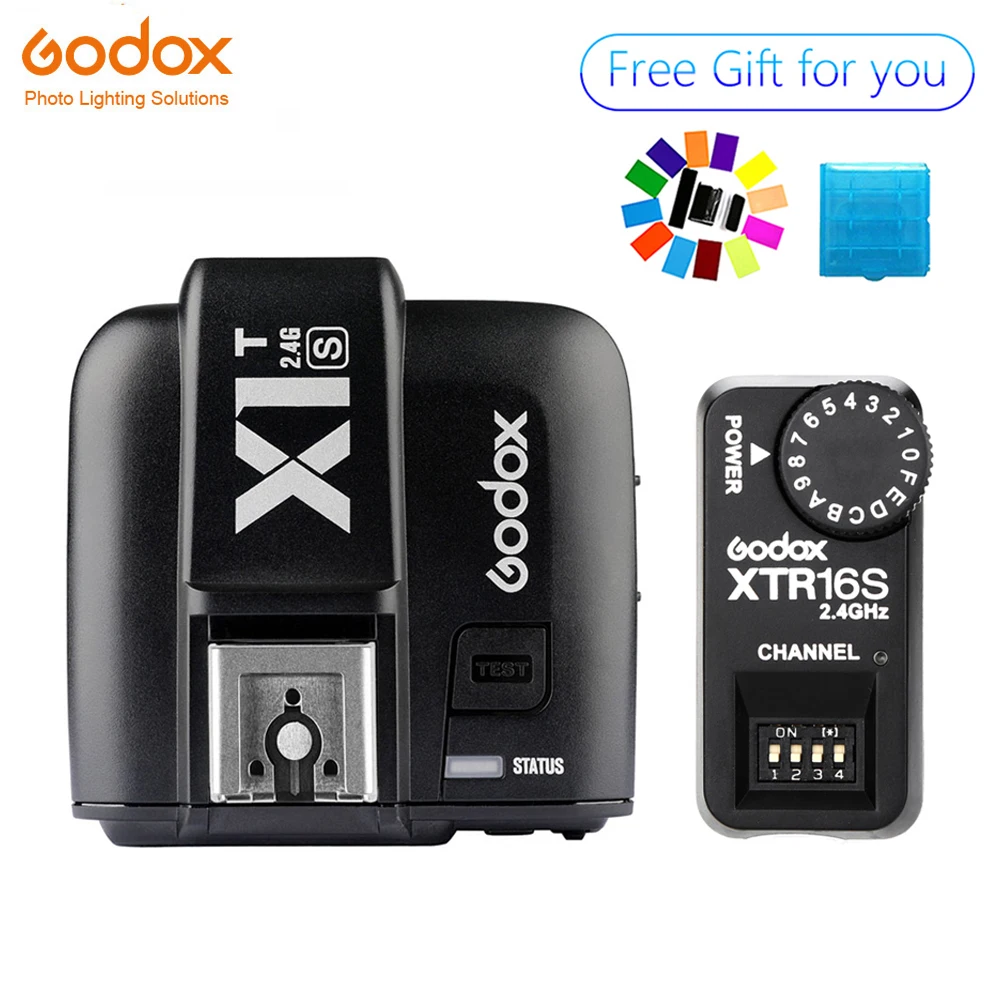 Godox X1T S TTL HSS 2 4G Вспышка передатчик триггер + XTR 16S приемник набор для камеры Sony V850