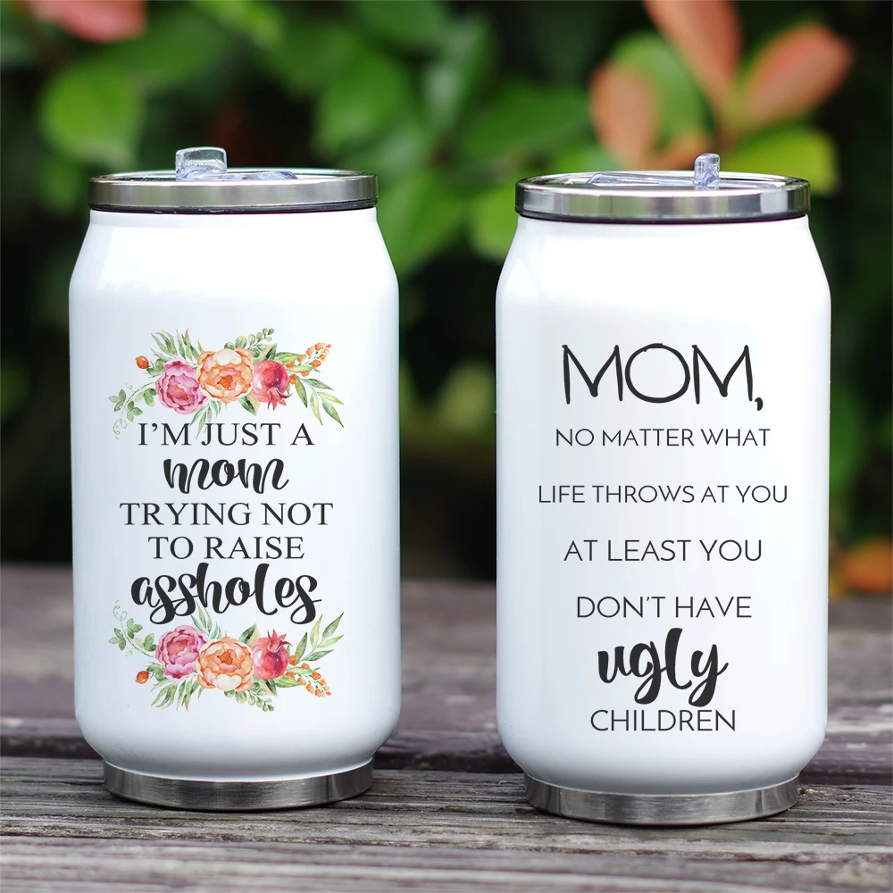 Подарок матери уникальный дизайн Термокружка Изолированная Вакуумная бутылка