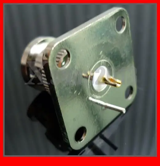 

10 pcs RF Coaxial Connector BNC male 4-hole panel mount