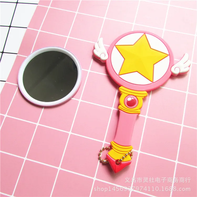 Карта Captor Sakura Kuroshitsuji милый мультфильм Cardcaptor зеркало маленькая круглая анимация