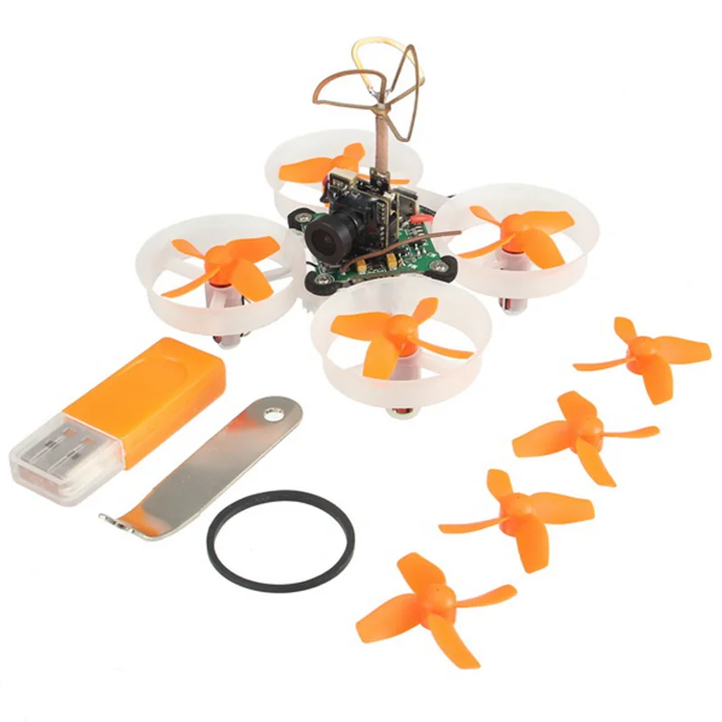 Eachine E010S 65 мм микро FPV гоночный Квадрокоптер Дрон ж/800TVL CMOS на основе F3 щетка Контроллер полета для DSM/FLYSKY/Frsky BNF