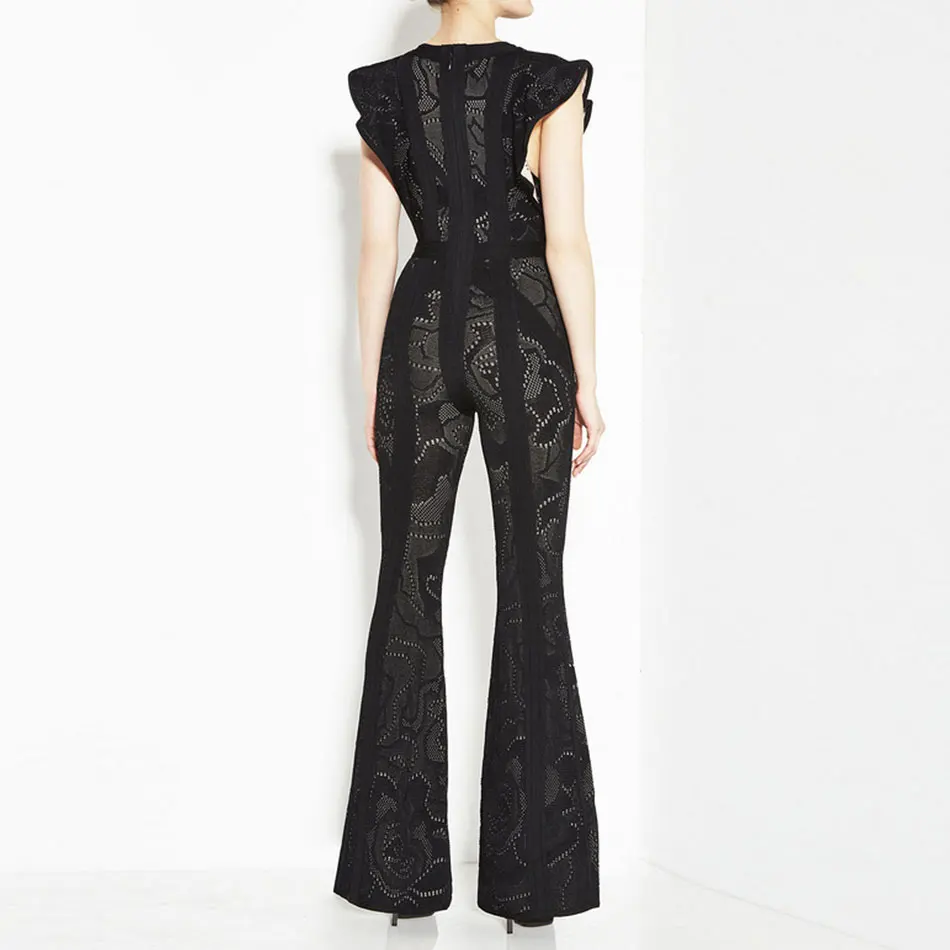 DressBird новейшие летние женские бандажные комбинезоны элегантные черные хаки