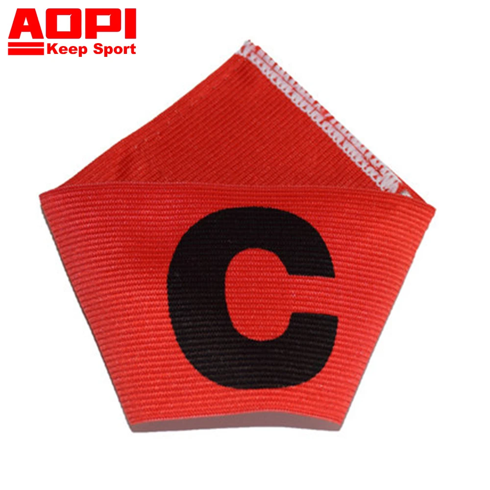 AOPI 1set=2pcsBreathable Nylon Football Soccer Flexible Sport Elastic Captain Armband Elbow Exercise Health Care Aanvoerdersband | Спорт и