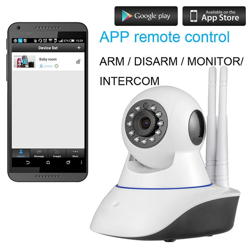 IP-камера Safearmed Android IOS 720P Wi-Fi с датчиком движения | Безопасность и защита