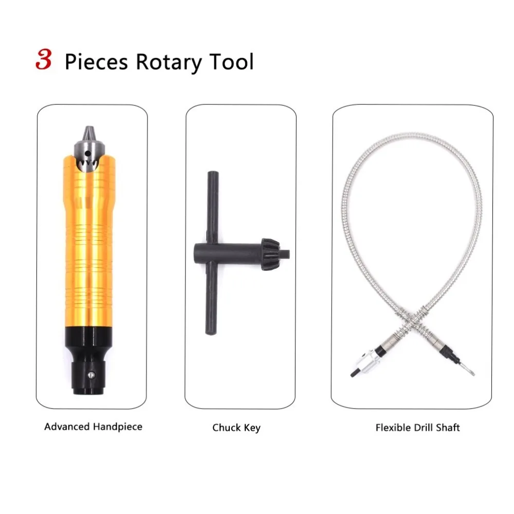 Rod Handle Power Tools 0.5-6mm Flexible Shaft Handpiece Mini Drill Electric Grinder Rotary Tool Accessory Engraving | Инструменты