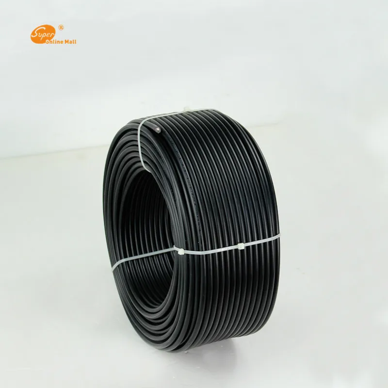 5 м 6 0 мм2 10awg Солнечный Кабель черный или красный TUV &amp UL одобренный силовой кабель